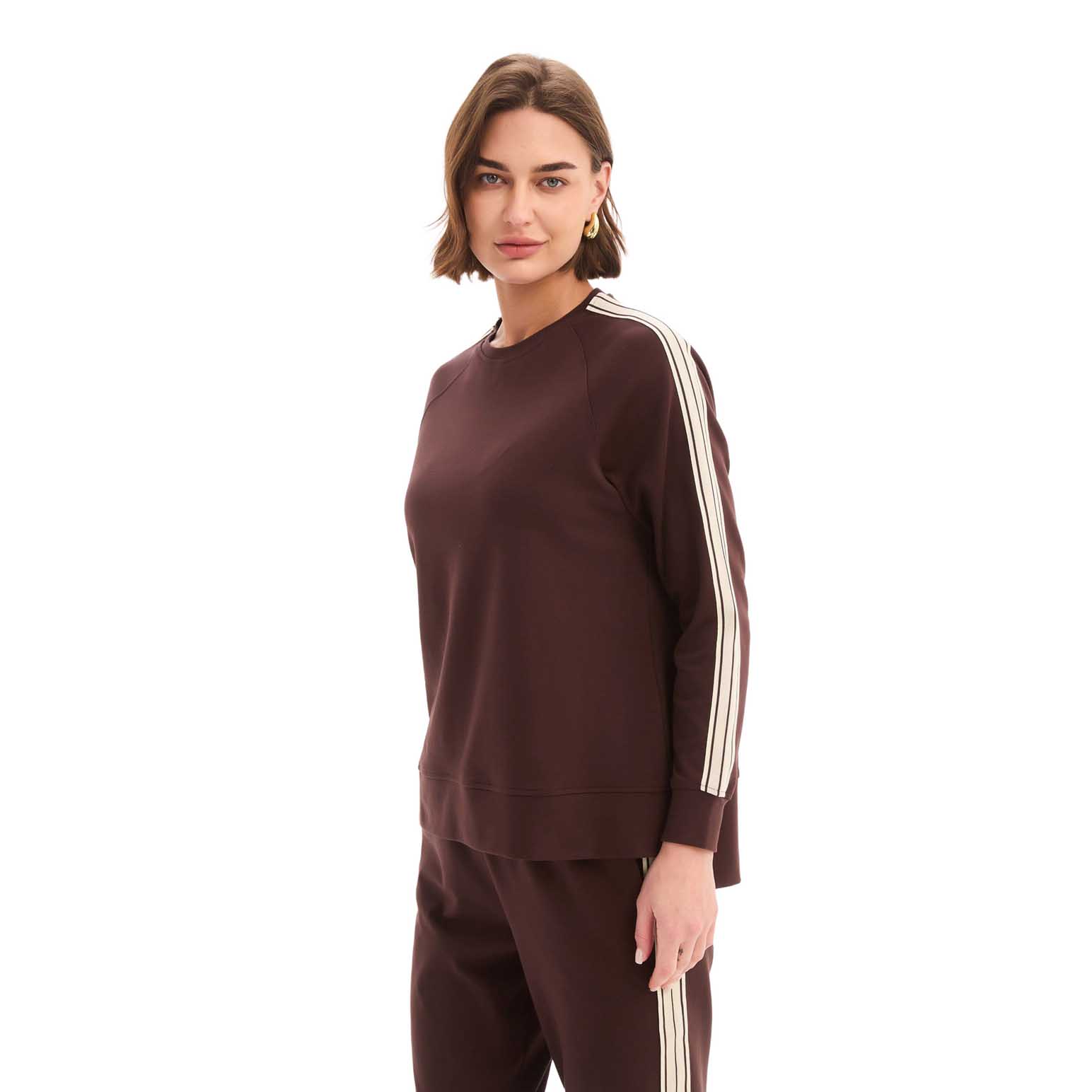 TIRELLI Stripe Sleeve Sweat